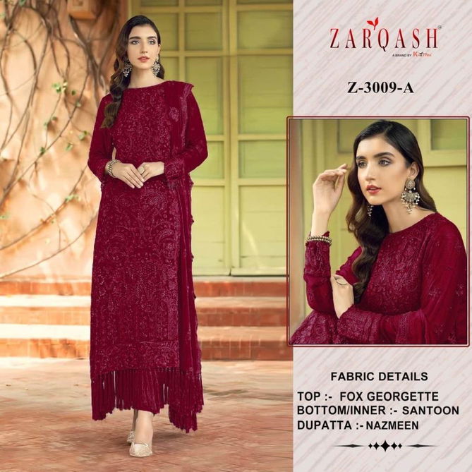 Z 3009 By Zarqash Pakistani Salwar Suit Catalog